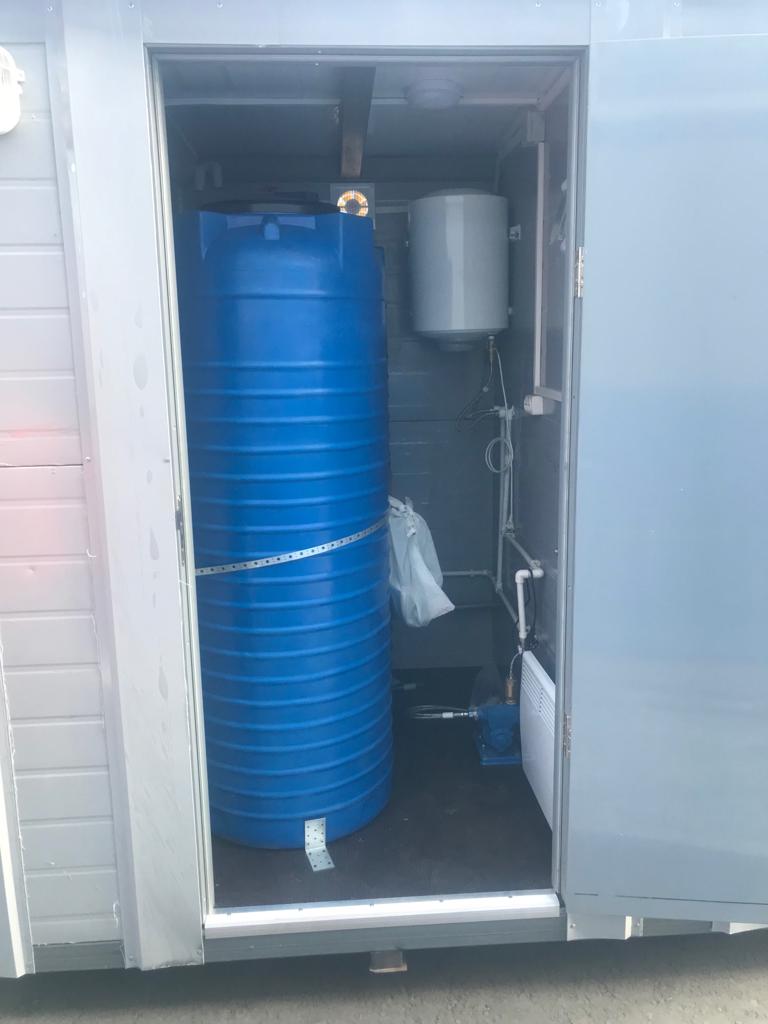 Автономный туалетный модуль ЭКОС-5 (тройной) (фото 6) в Люберцах